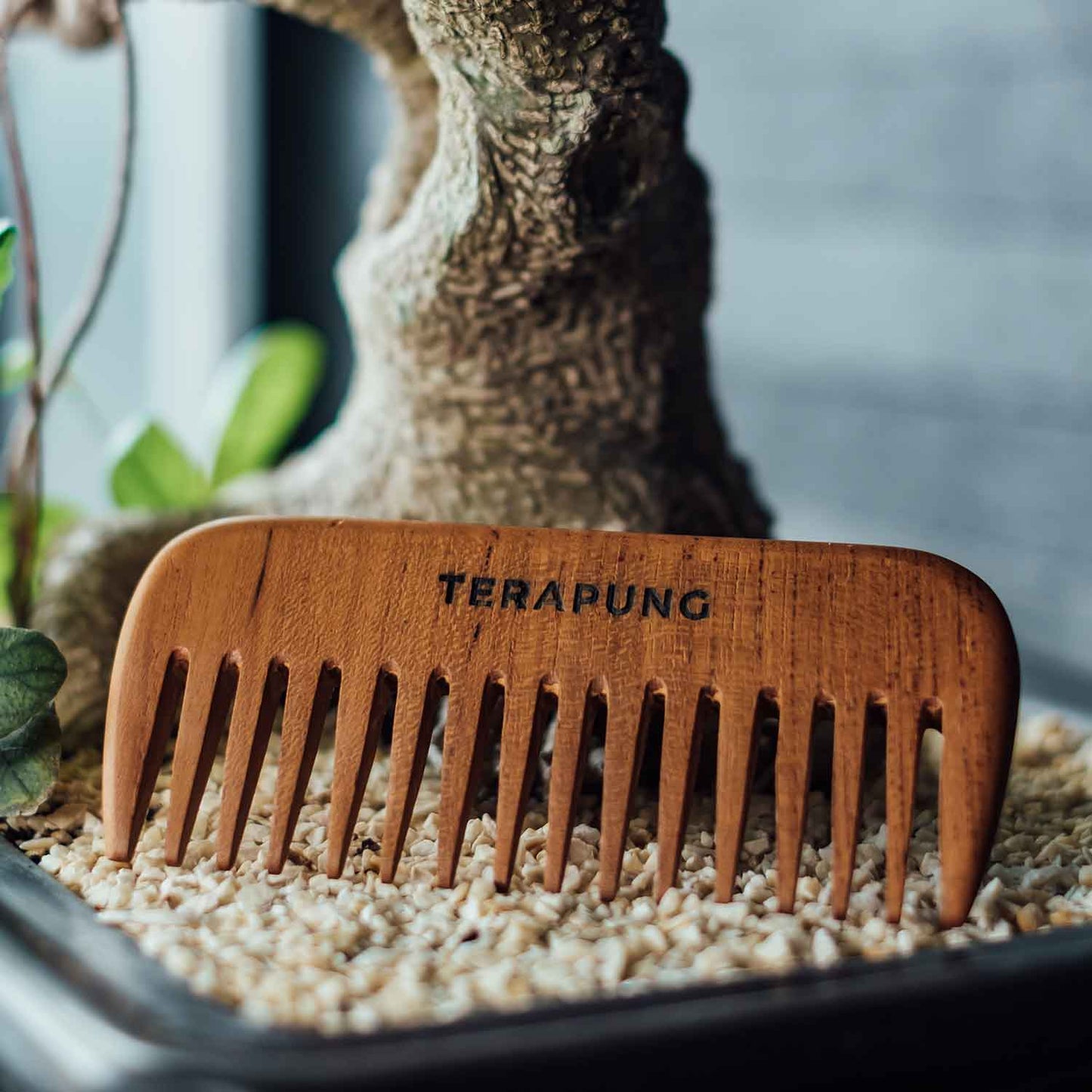 Wide Tooth Wooden Comb