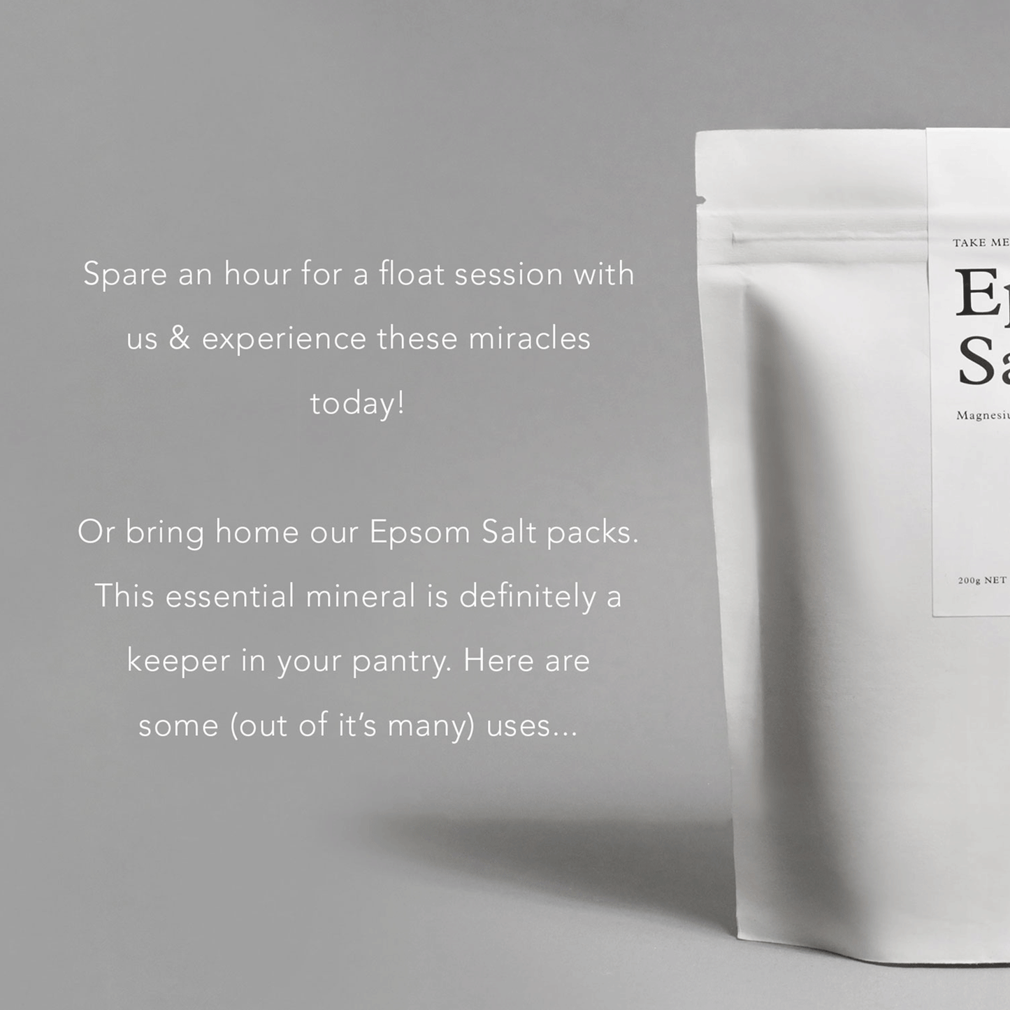 Epsom Salt Pack
